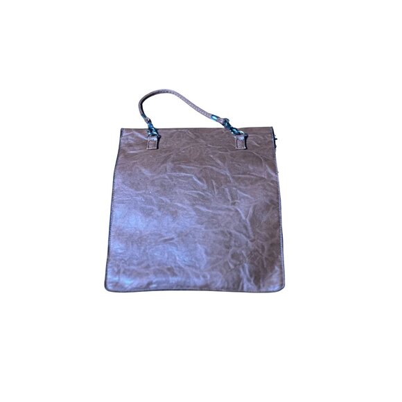 IPDA Brown Leopard Rose Handbag - Women's Designer Shoulder Tote Bag Needs Strap - Picture 2 of 4